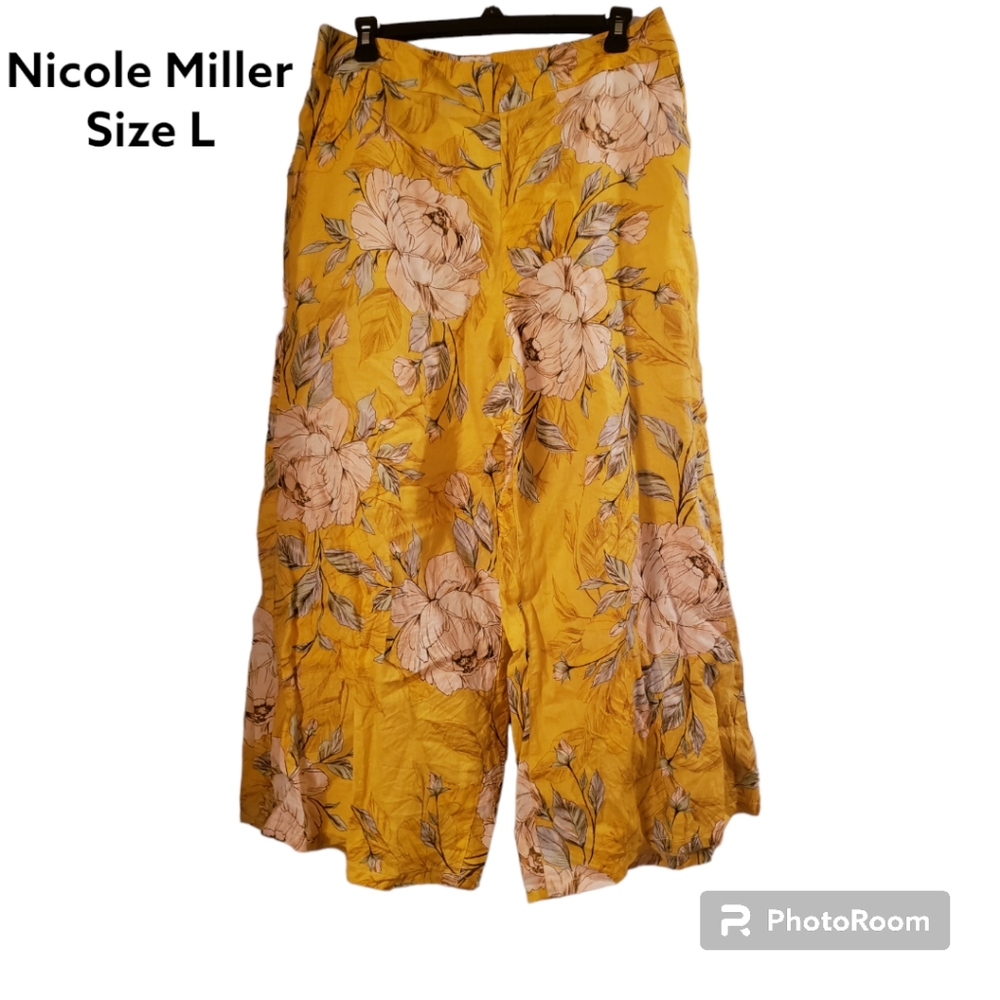 Nicole Miller wide leg pants